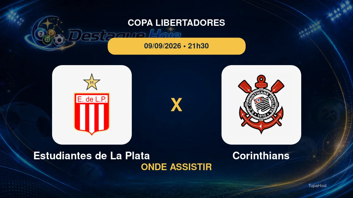 Estudiantes de La Plata x Corinthians onde assistir: horário, transmissão e informações